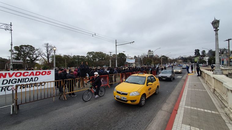FOTO: Protesta de choferes de UTA Córdoba