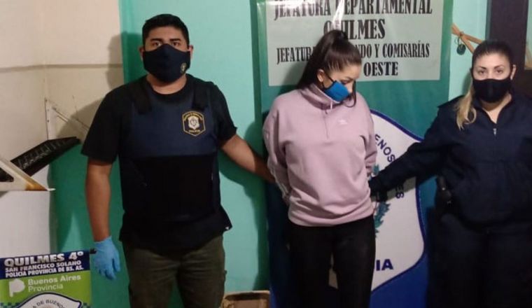 Cinthia Novillo, alias 'Mica'.