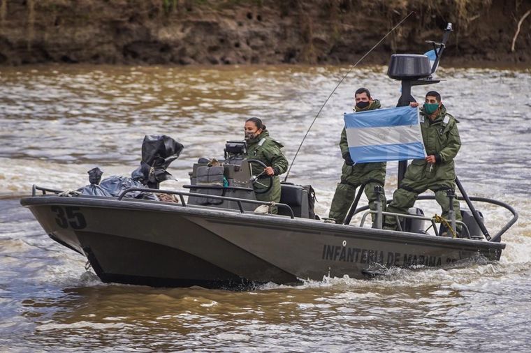 Brigadistas se sumaron al combate del fuego en el Paraná.