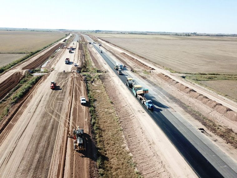 Avanzan las obras en la Ruta Nacional 19 en Córdoba