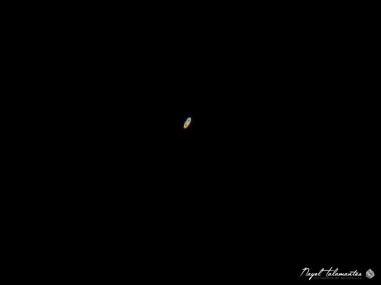 Impactantes imágenes de Saturno (foto: @TalamantesNayel)
