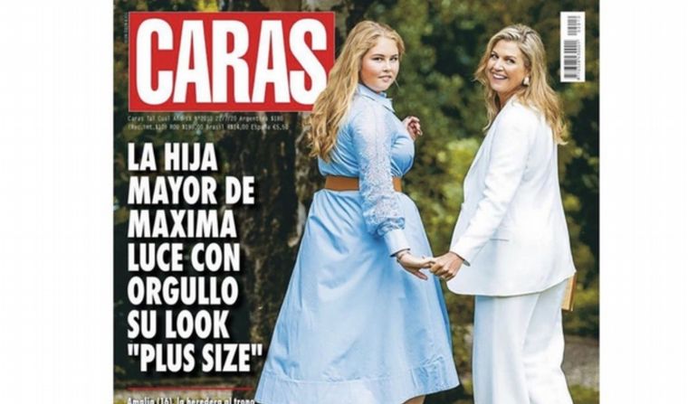 Polémica por la tapa de la revista Caras sobre la hija de Máxima.