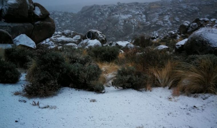 FOTO: Nieve en las Altas Cumbres.