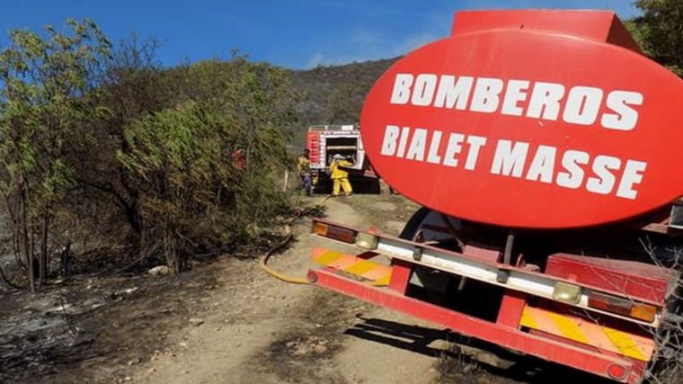 Bombero de Bialet Massé (Foto: Archivo).