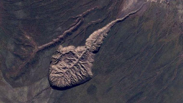 FOTO: El cráter de Batagaika en la República de Sajá, Rusia.