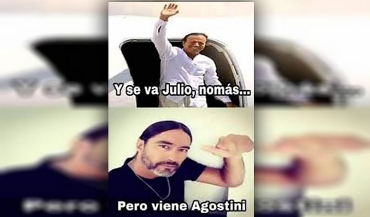 Los memes de Julio Iglesias y Agostini tienen canción propia.