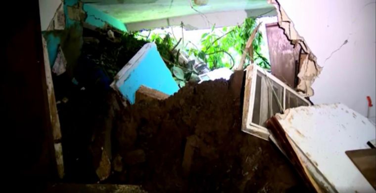 El paso del huracán 