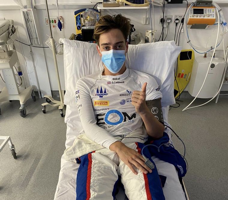 El piloto Olli Caldwell tiene 18 años y es oriundo de Reino Unido.