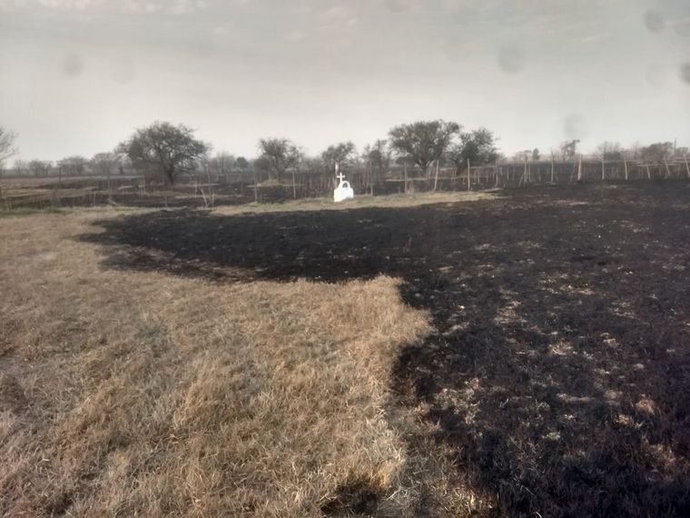 AUDIO: Armstrong: se quemó un campo excepto un altar de la Virgen María