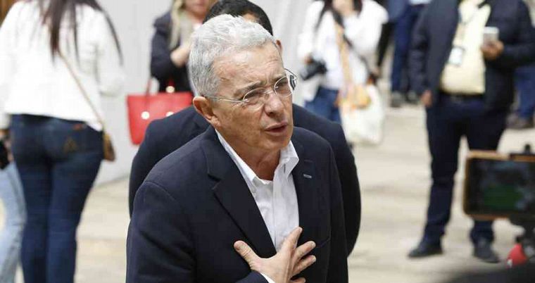 Álvaro Uribe, ex presidente de Colombia.