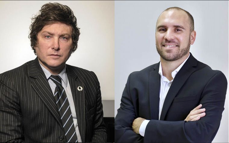 Milei, duro contra el ministro Guzmán.