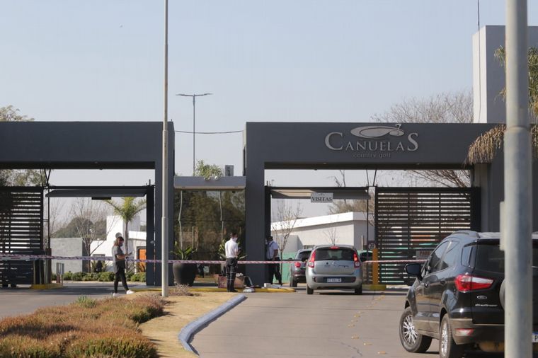Cordón sanitario en el country Cañuelas en el sur de la ciudad de Córdoba.