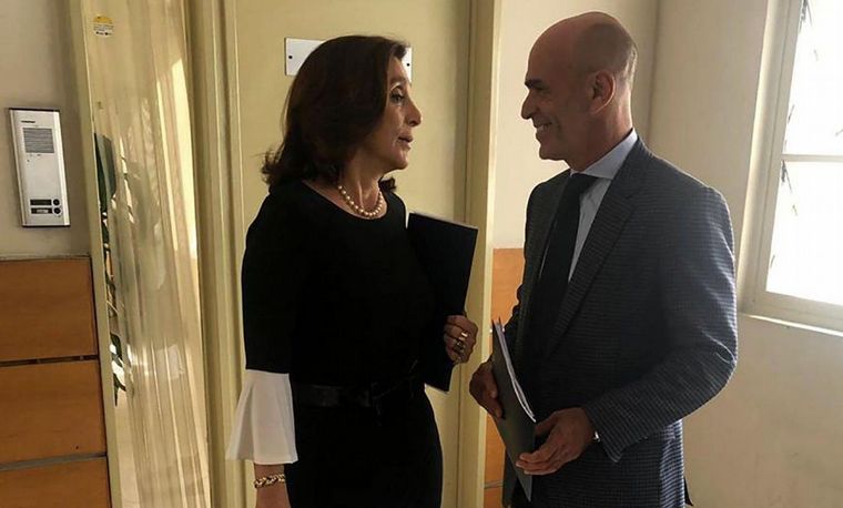 Silvia Majdalani y Gustavo Arribas