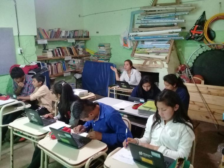 FOTO: La escuela de alta montaña en Las Arquitas, Tucumán.