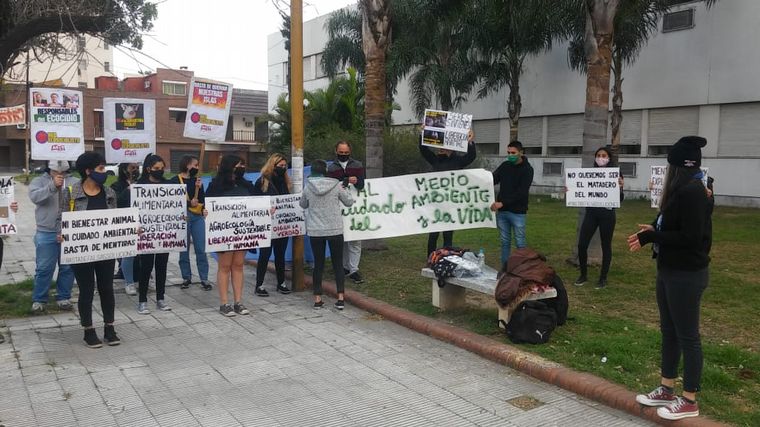 Ambientalistas se manifestaron por los derechos porcinos