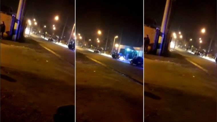Escalofriante tiroteo frente a una comisaría en Rosario (Foto: Rosario3).