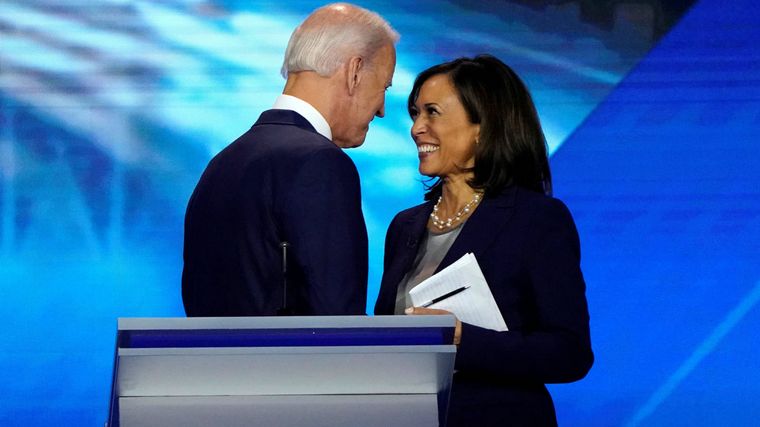 FOTO: Kamala Harris es la compañera fórmula del demócrata Joe Biden.