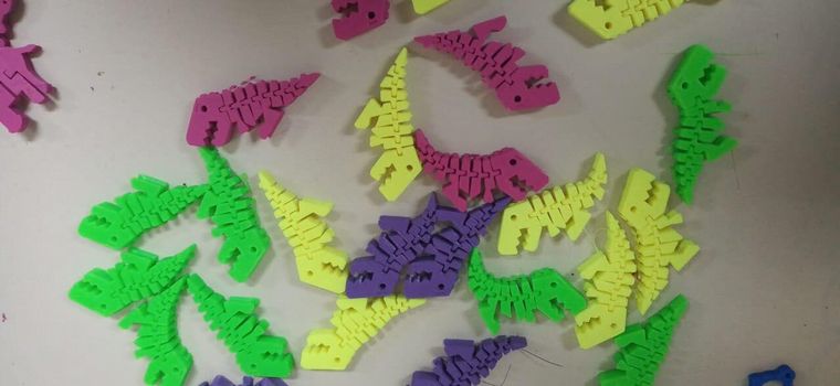 Muñecos impresos por Integrar3D