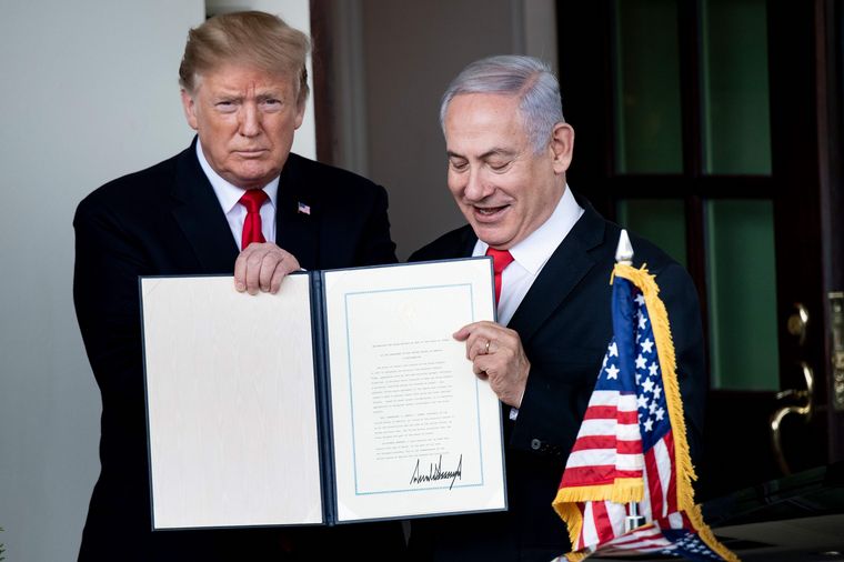 Trump colaboró para el acuerdo entre Israel y EAU.