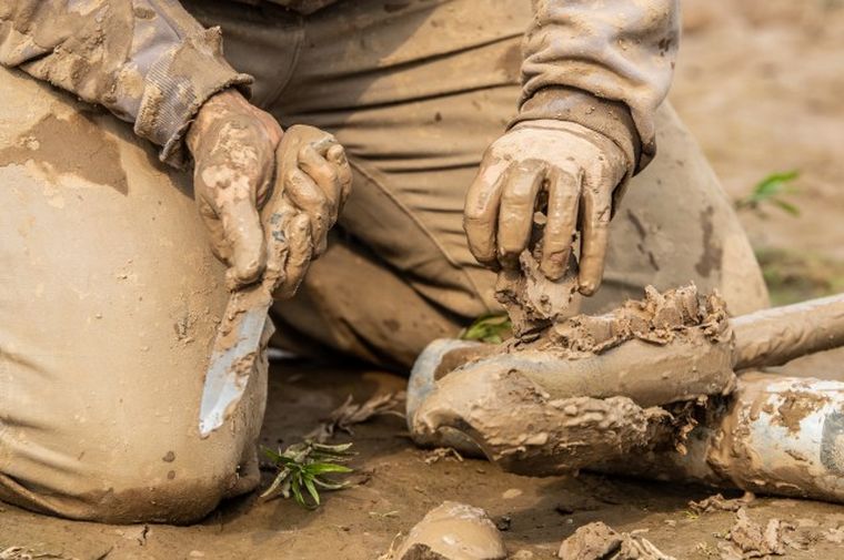 Realizan perforaciones en la laguna Setúbal de Santa Fe.
