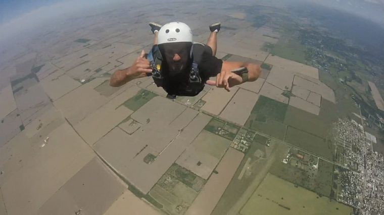 Juan Balbas, instructor para saltos con pasajeros