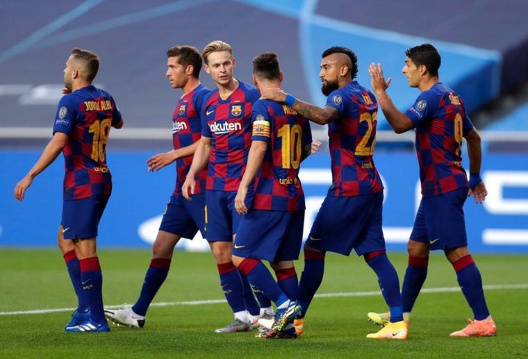 El Bayern Munich aplasta al Barcelona en el primer tiempo.