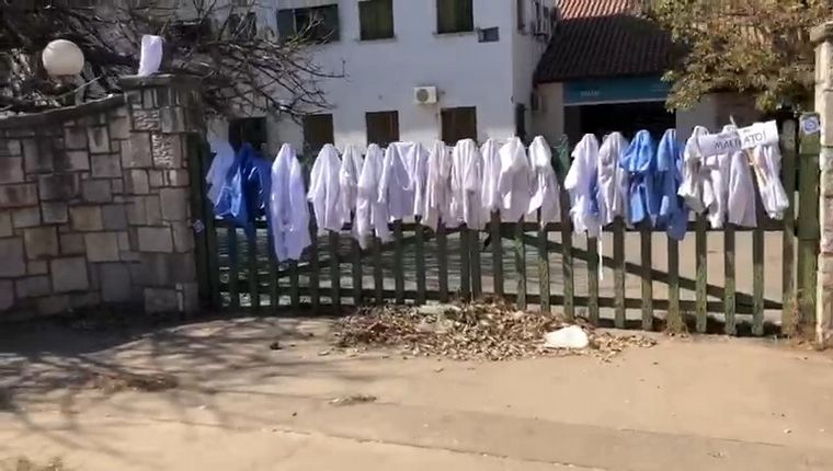 Marcha de médicos autoconvocados en Córdoba