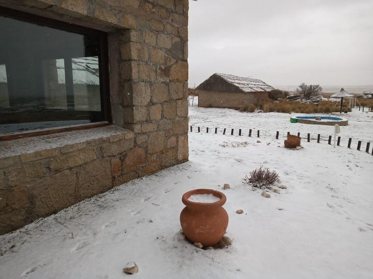 Frío intenso en Córdoba: nieva en las Altas Cumbres.