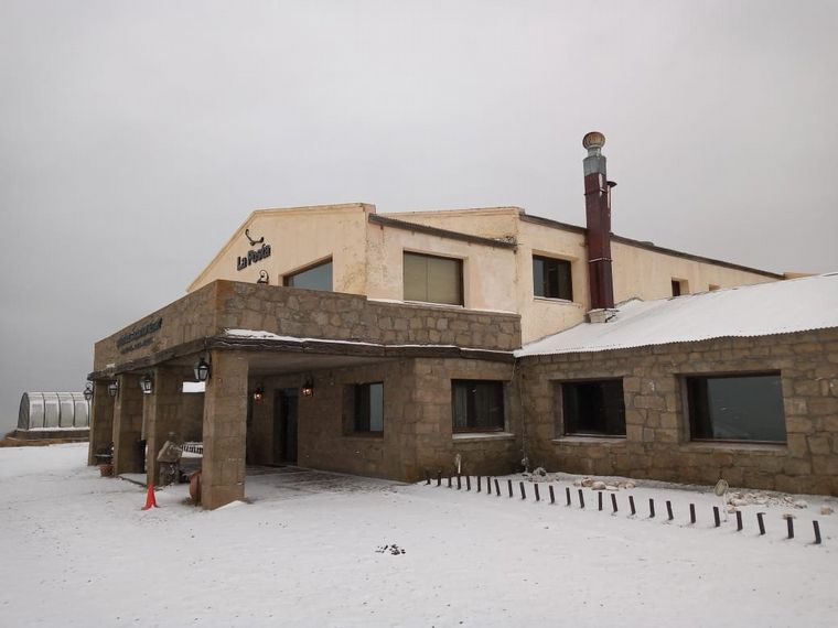 Frío intenso en Córdoba: nieva en las Altas Cumbres.