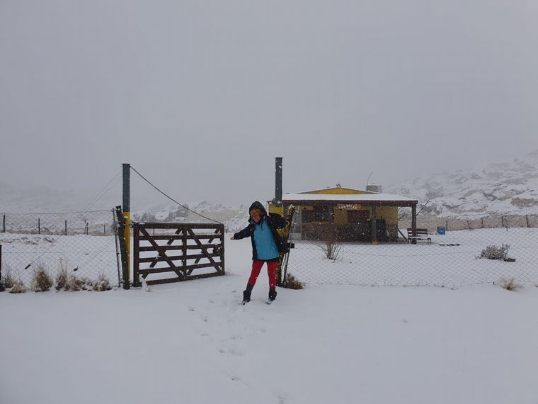 Intensa nevada en El Champaquí (Foto: Oscura Overa).