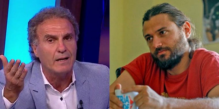 Oscar Ruggeri explotó en vivo contra Juan Grabois.