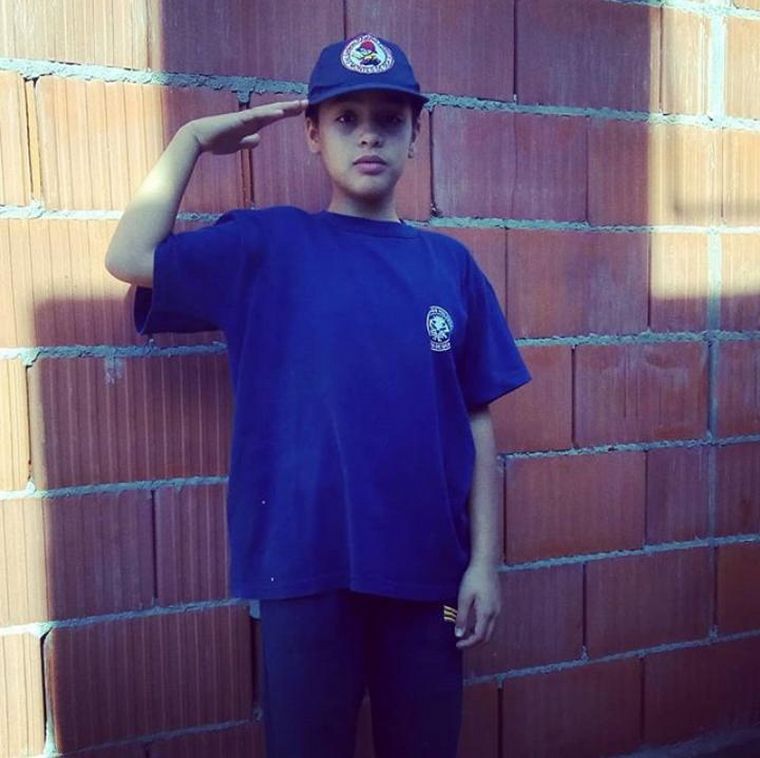 Priscila le salvó la vida a su papá Claudio, herido por una amoladora.