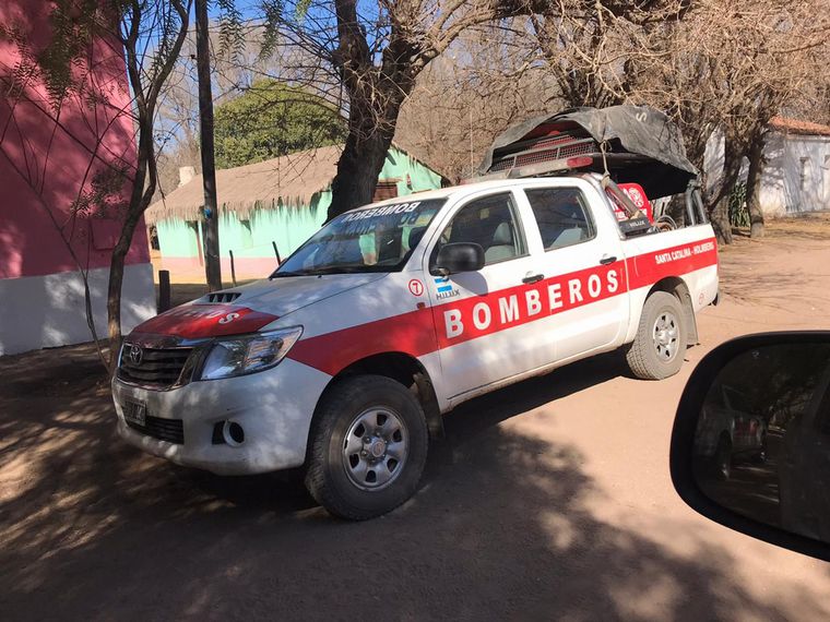 La Rosadita brinda alojamiento y comida a los bomberos.
