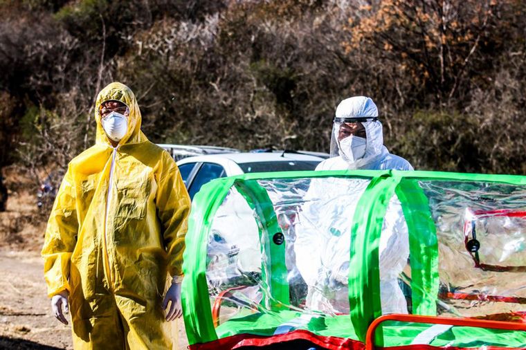 Personal de Logística afectado al control sanitario.