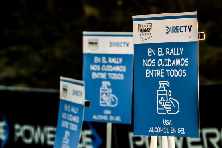 El Rally Argentino y su mensaje en el ensayo de hoy en Carlos Paz.