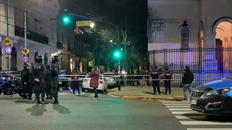 Tiroteo en Caballito: un delincuente muerto (Foto: Perfil).