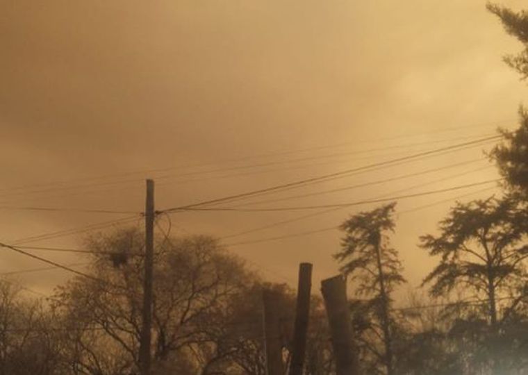 FOTO: Incendios en las Sierras de Córdoba: Cosquín. 