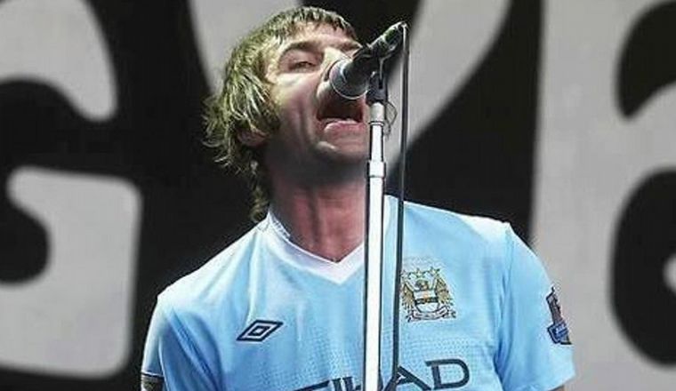 Liam Gallagher, fanático del City.