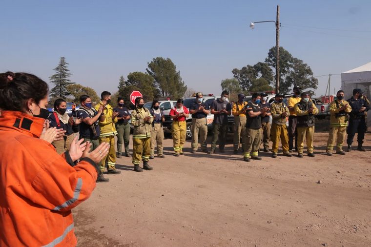Bocinazo para homenajear a los Bomberos en Córdoba