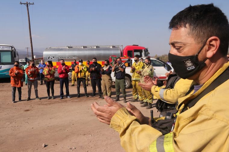 Bocinazo para homenajear a los Bomberos en Córdoba