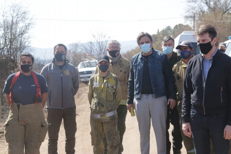 El ministro estuvo acompañado por autoridades provinciales.