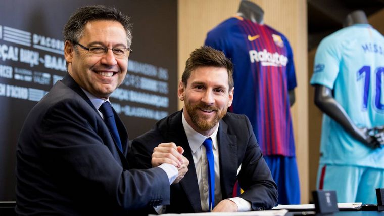 La posible salida de Messi causó una crisis institucional en Barcelona.
