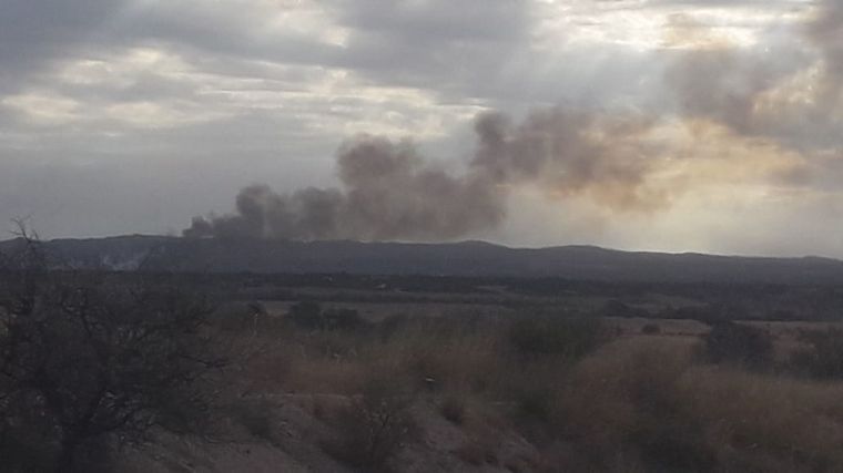 Fue contenido el incendio en el paraje La Cocha, en la zona de Panaholma.