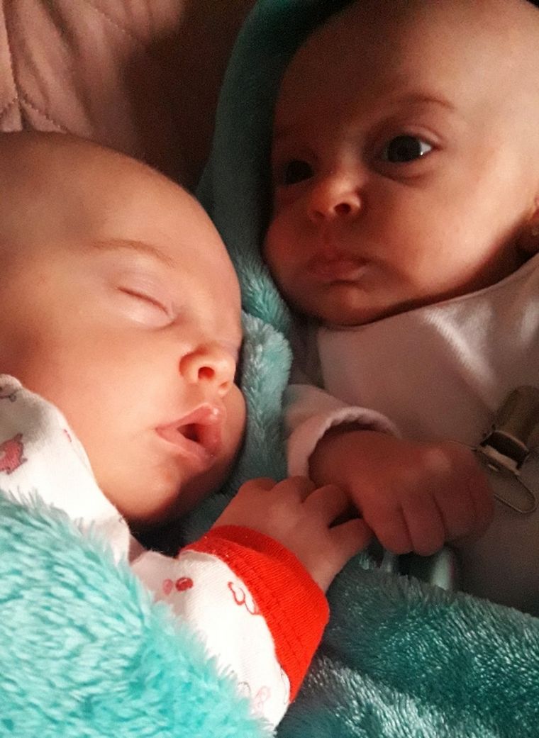 Catalina, Lucía, Paulina y Martina son las hijas de Romina y Maximiliano.