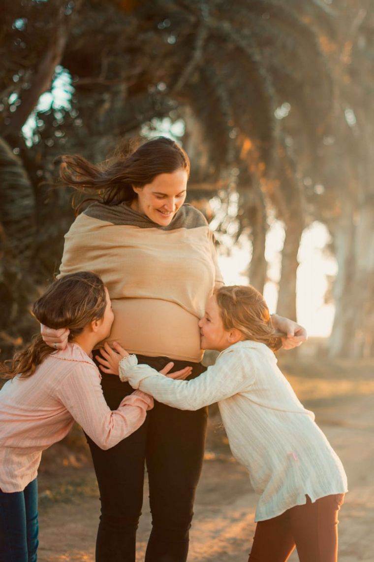 Catalina, Lucía, Paulina y Martina son las hijas de Romina y Maximiliano.