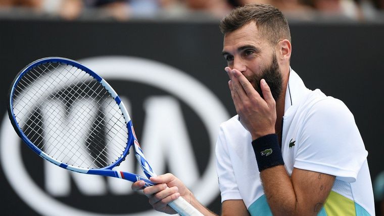 El francés Benoît Paire, positivo en coronavirus en el US Open.