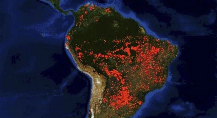 Amazonía brasileña: Hubo 30 mil focos de incendio en agosto