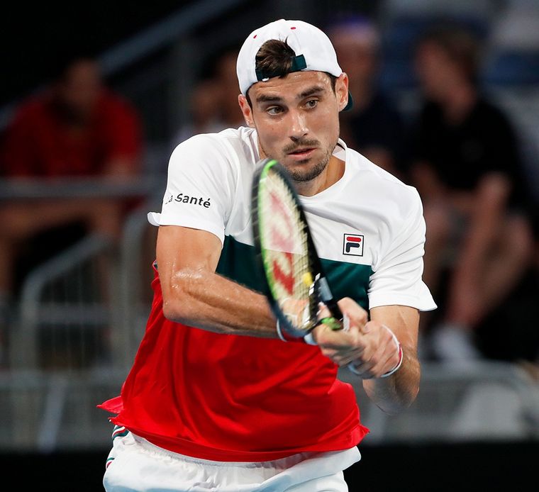 Guido Pella cayó en su debut en el US Open 2020 (Foto: @ESPNtenis)