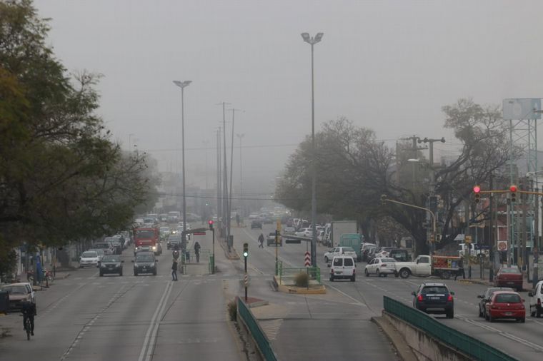 Córdoba amaneció con intensos bancos de neblina.