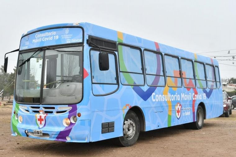 La Municipalidad de Córdoba suma un consultorio móvil para testeos de Covid-19